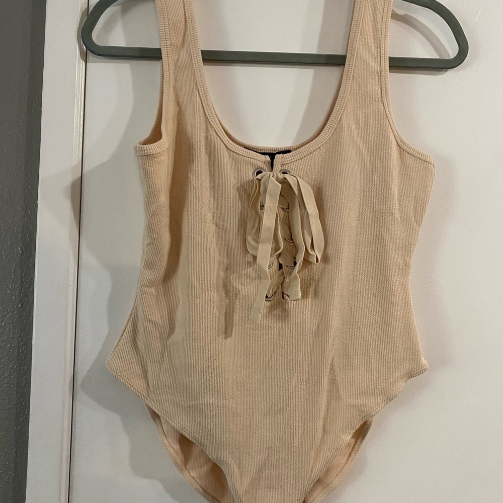 Forever 21 lace front bodysuit